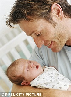 Rights: New fathers will be given right to take six months of paternity leave (posed by models)
