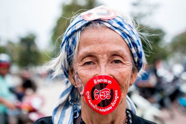 Protesters rallied in Phnom Penh this summer to vent frustration over a new law restricting civil society. LICADHO